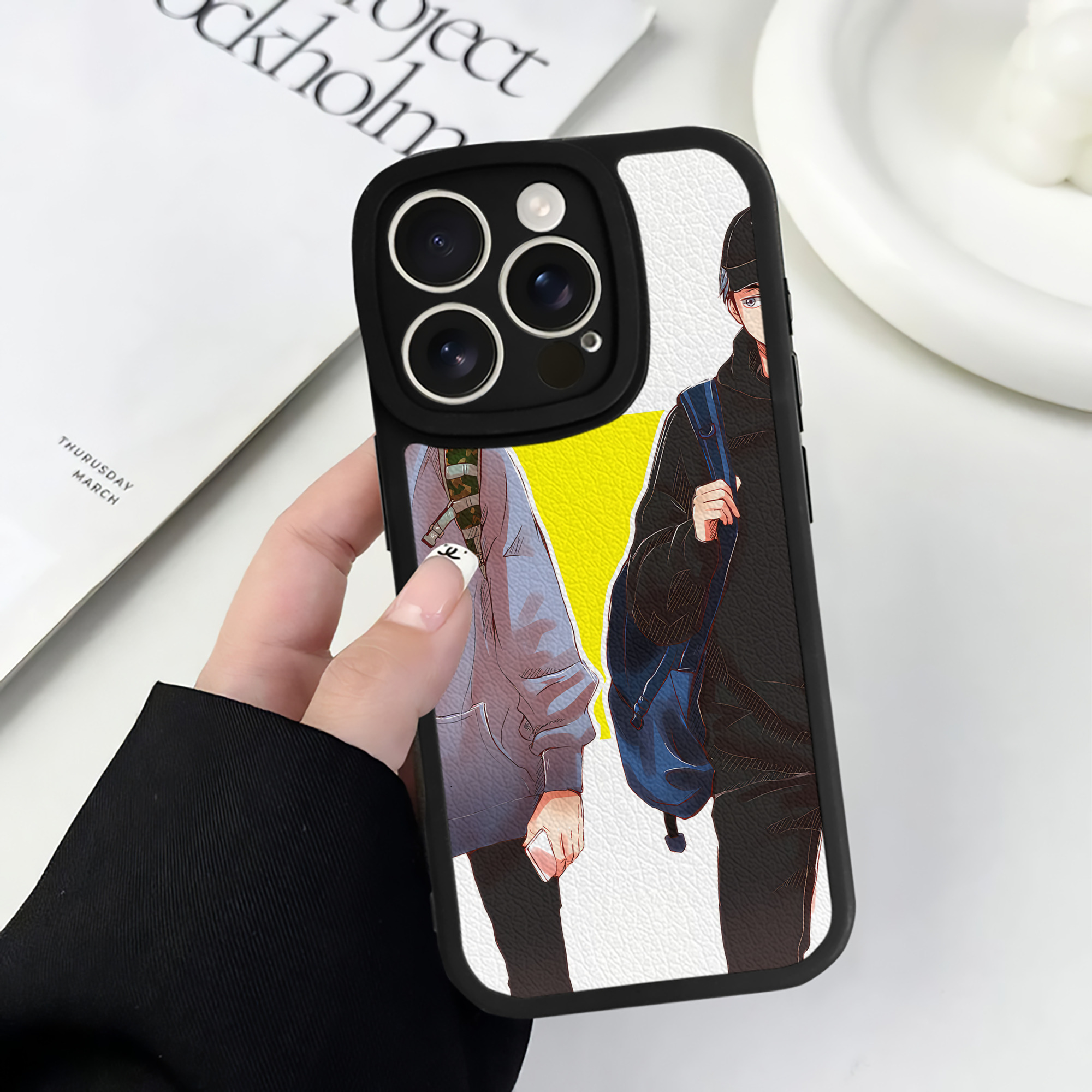 （画像用） SPY×FAMILY间谍家家酒 【iPhone 16シリーズ対応】シリコンスマホケース（レザー調） 材質：シリコン